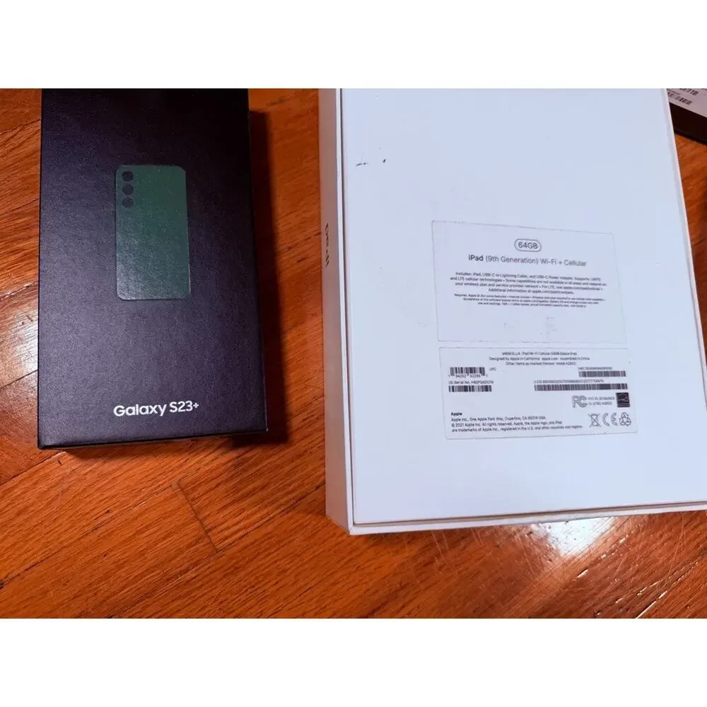 Empty Phone/Tablet Box Lot – Apple, Samsung Galaxy, iPad, AirPods/Pencil Packagi